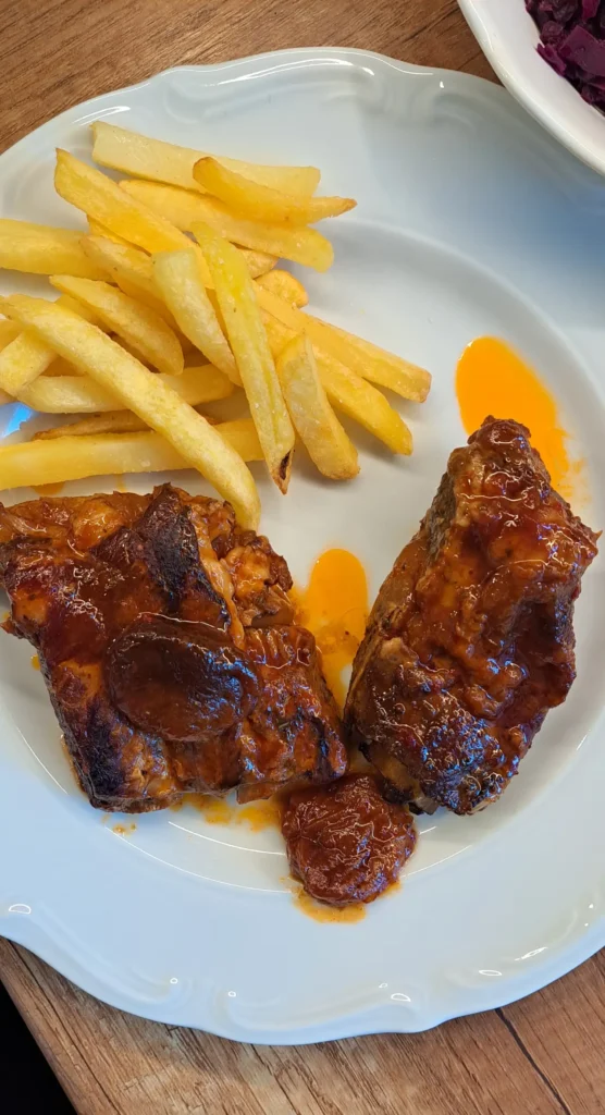 żeberka w ketchupie z miodem