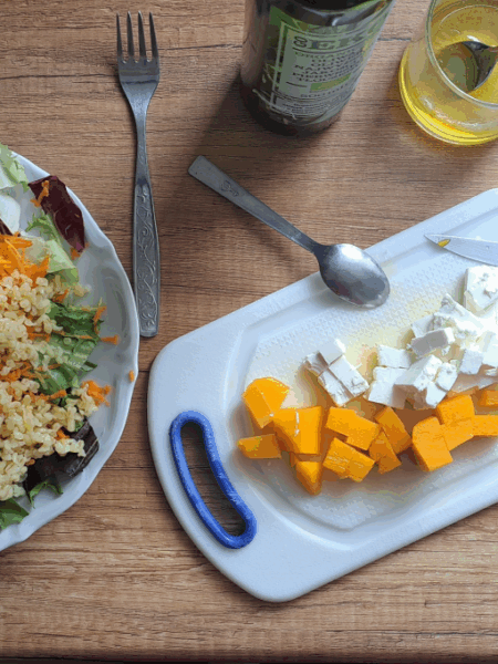 salatka-z-kasza-bulgur-feta-dynia