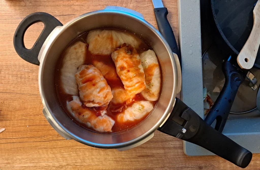 gołąbki z kaszą jaglaną