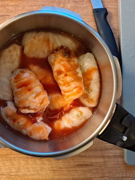 gołąbki z kaszą jaglaną